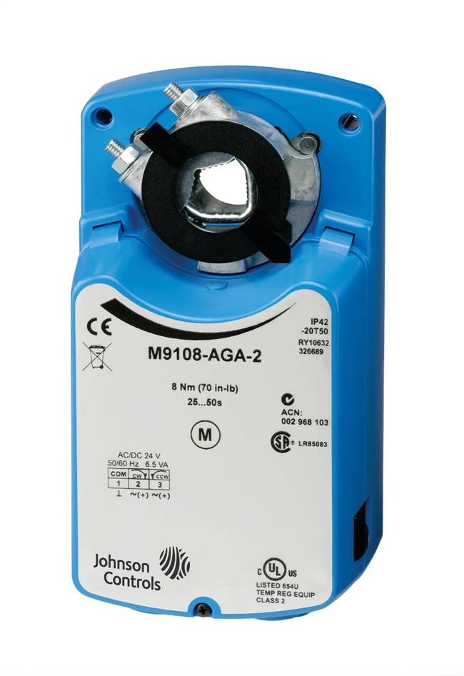Actionneur D'Amortisseur / Détecteur Fumée Johnson Controls - Référence M9205-GGA-YK10 - Neuf